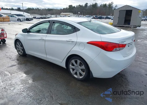 2013 Hyundai Elantra Limited из США, поврежденный, VIN 5NPDH4AE2DH226951